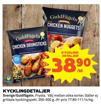 Coop Extra Kycklingdetaljer erbjuda