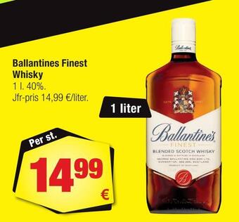 Calle Ballantines finest whisky erbjuda