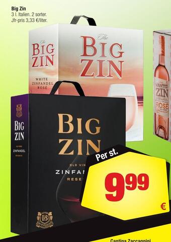 Calle Big zin erbjuda