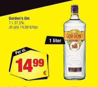 Calle Gordon's gin erbjuda