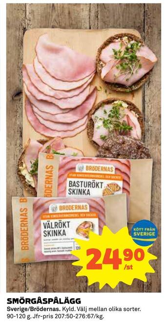 Coop Smörgåspålägg erbjuda