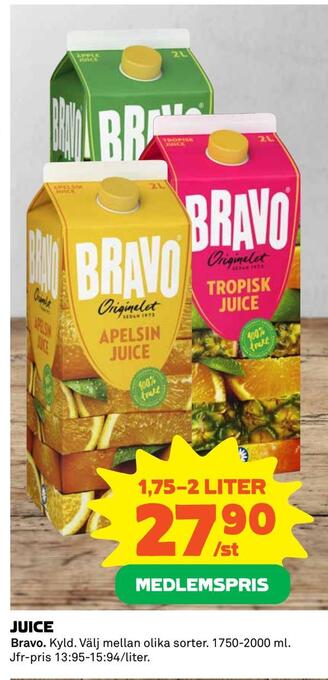 Coop Juice erbjuda