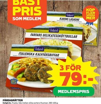 Coop Färdigrätter erbjuda