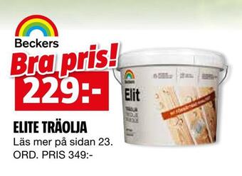 Bauhaus Elite träolja erbjuda