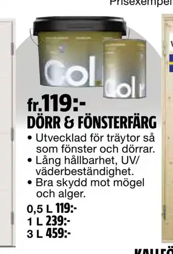 Bauhaus Dörr & fönsterfärg erbjuda