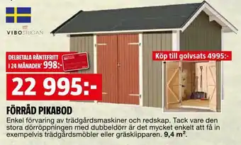 Bauhaus Förråd pikabod erbjuda