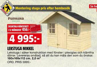 Bauhaus Lekstuga mikkel erbjuda
