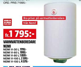 Bauhaus Varmvattenberedare nemi erbjuda
