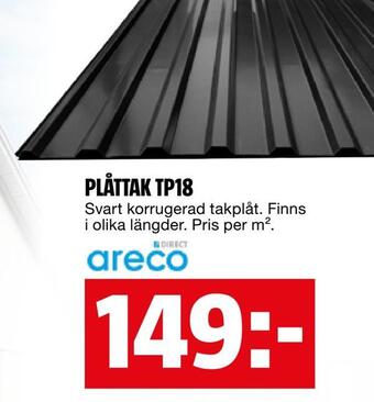 Bauhaus Plåttak tp18 erbjuda