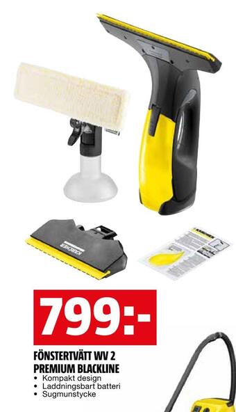 Bauhaus Fönstertvätt wv 2 premium blackline erbjuda