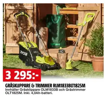 Bauhaus Gräsklippare & trimmer rlm1833blt1825m erbjuda