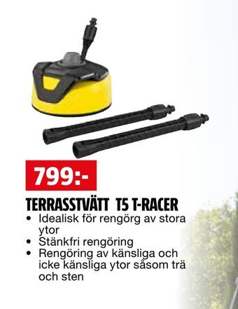 Bauhaus Terrasstvätt t5 t-racer erbjuda