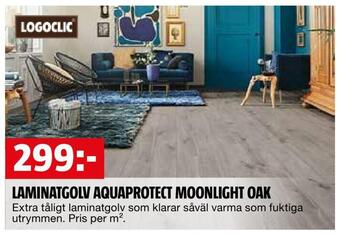 Bauhaus Laminatgolv aquaprotect moonlight oak erbjuda