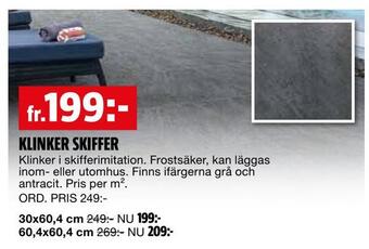 Klinker skiffer