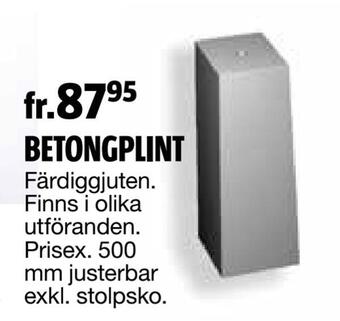 Bauhaus Betongplint erbjuda