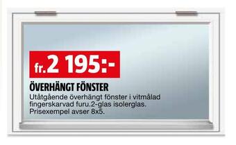 Bauhaus Överhängt fönster erbjuda