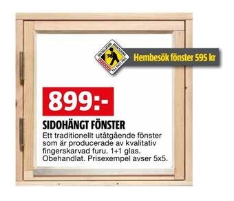 Bauhaus Sidohängt fönster erbjuda