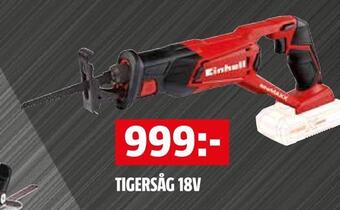 Bauhaus Tigersåg 18v erbjuda