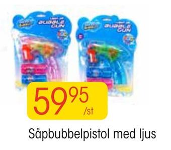 EKO Såpbubbelpistol med ljus erbjuda