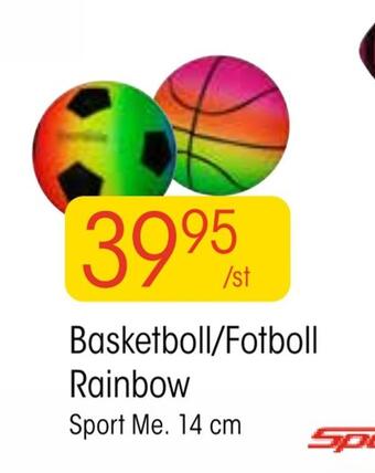 EKO Basketboll/fotboll rainbow erbjuda