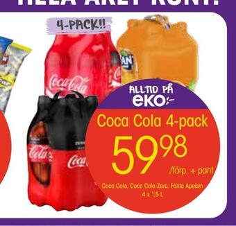 EKO Coca cola 4-pack erbjuda