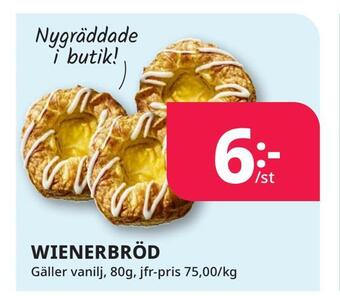 Tempo Wienerbröd erbjuda