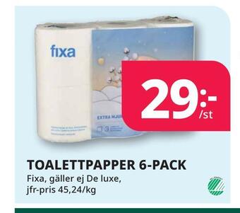 Tempo Toalettpapper 6-pack erbjuda