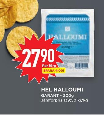 Willys Hemma Hel halloumi erbjuda