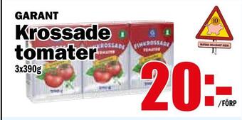 Matdax Krossade tomater erbjuda
