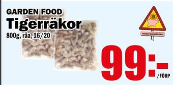 Matdax Tigerräkor erbjuda