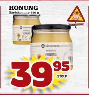 Matdax Honung erbjuda