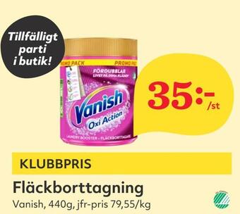 Hemköp Fläckborttagning erbjuda