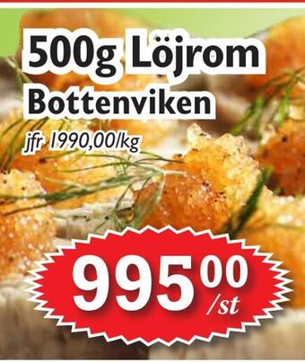 T-jarlen 500g löjrom erbjuda