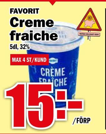 Matdax Creme fraiche erbjuda