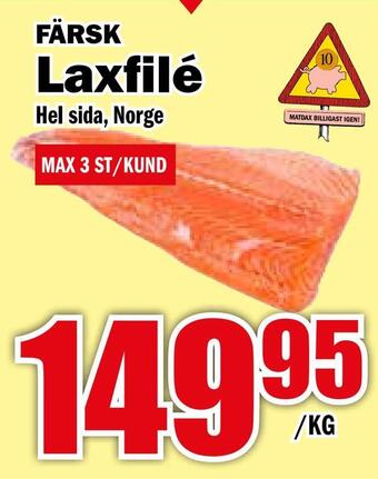 Matdax Laxfilé erbjuda