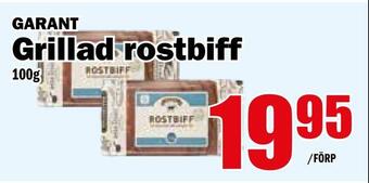 Matdax Grillad rostbiff erbjuda