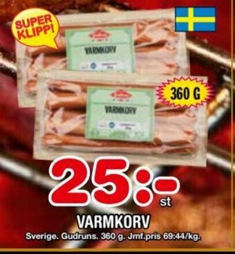 Nya Pulsen VARMKORV erbjuda