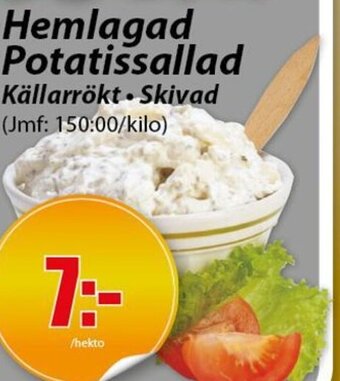 Hemlagad Potatissallad