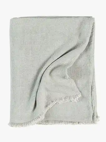 Hemtex Pläd ljusblå erbjuda