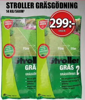 Extra Mjällby Stormarknad STROLLER GRÄSGÖDNING erbjuda