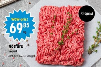 Eurocash Nötfärs Import erbjuda