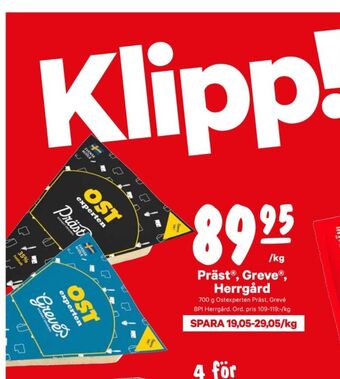 City Gross Ostexperten prästost erbjuda