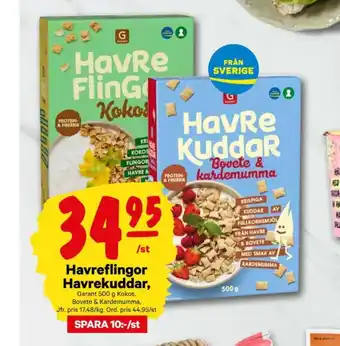 Havreflingor frukostprodukt