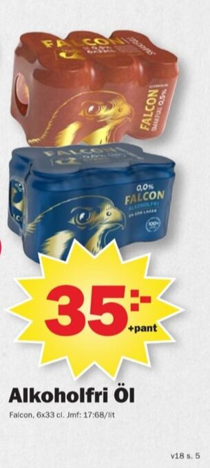 Pekås Ljus lager öl erbjuda