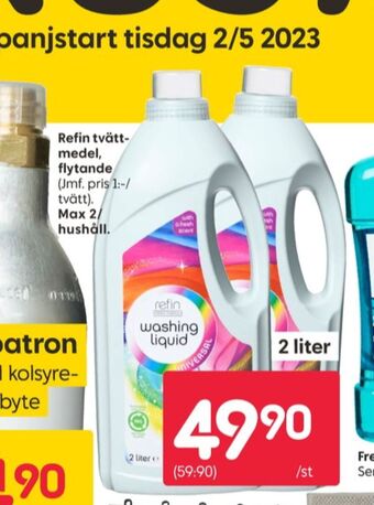 Rusta Refin tvättmedel flytande erbjuda