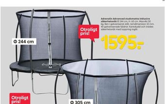 Rusta Adrenalin studsmatta/trampolin erbjuda