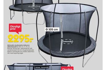 Rusta Adrenalin studsmatta/trampolin erbjuda