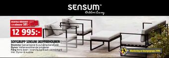 Bauhaus Sensum utemöbler erbjuda