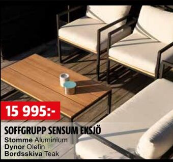 Bauhaus Sensum utemöbler erbjuda