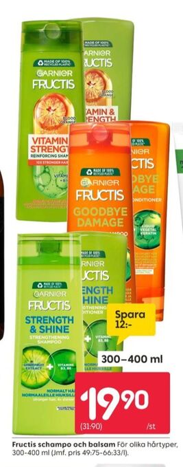 Rusta Fructis balsam erbjuda